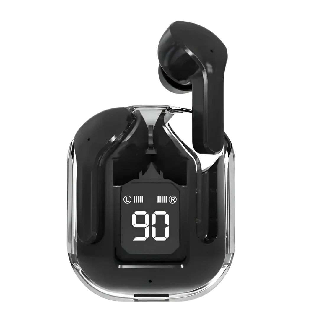 Air31 Transparent Earbuds – Bluetooth 5.3 Earbuds with silicon case